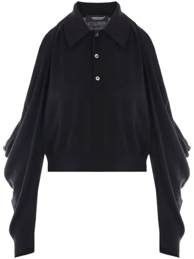 UNDERCOVER CUT-OUT POLO TOP