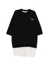 Undercover Cut-out T-shirt In Black