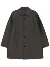 Undercover Decorative-stitching Coat In Brown