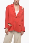 Undercover Decorative Trimming Blazer With Cut Out Detail