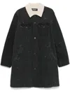 Undercover Denim Coat In Black