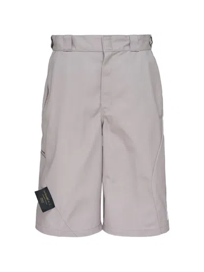 Undercover Dickies Logo-patch Shorts In Gray