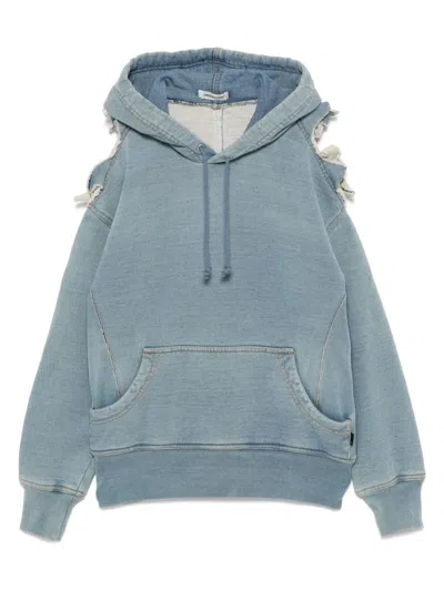 Undercover Distressed Denim Hoodie