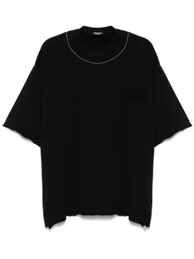 Undercover Distressed-effect T-shirt In Black