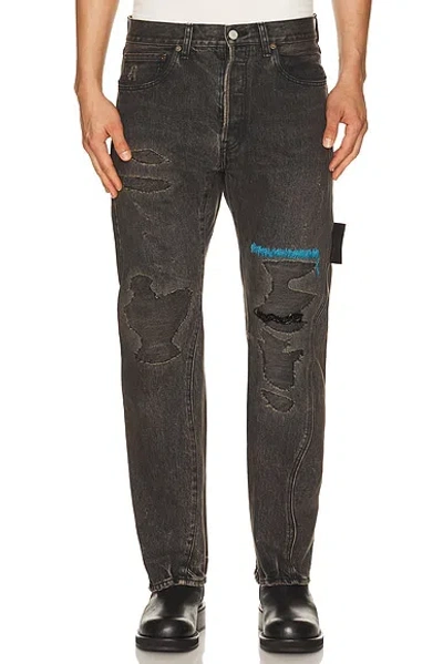 Undercover Distressed Jeans In Black