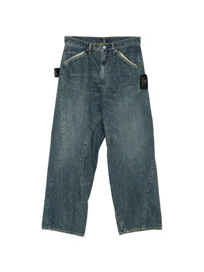 Undercover Distressed Jeans In Blue