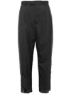 Undercover Double-layered Trousers In Grey
