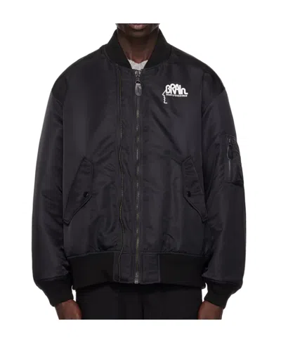 Undercover Double Zip Zipper Casual Jacket In Black