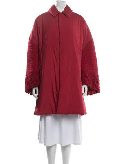 Pre-owned Undercover Down Coat In Red