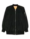 Undercover Drape Ma-1 Jacket In Black