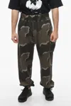 Undercover Eastpack Camouflage-patterned Joggers With Zipped Maxi Pocke In Brown