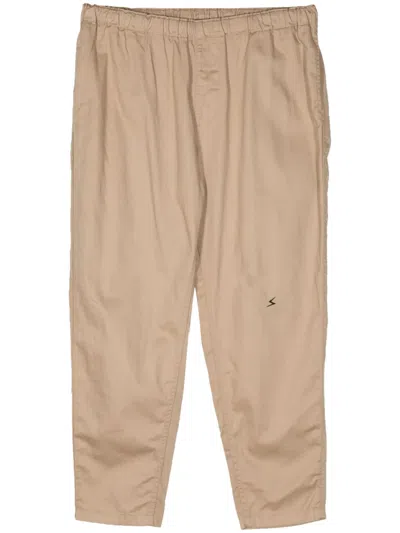 Undercover Elastic-waist Tapered Trousers In Neutrals