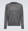 Undercover Embellished Wool Sweater In T.charcoal