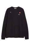 Undercover Embroidered Patch Sweatshirt In Black