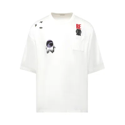 Pre-owned Undercover Embroidered Relaxed Fit T-shirt 'white' | Men's Size 3