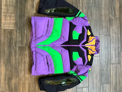 Pre-owned Undercover Eva 01 Evangelion  Puffer Jacket In Purple