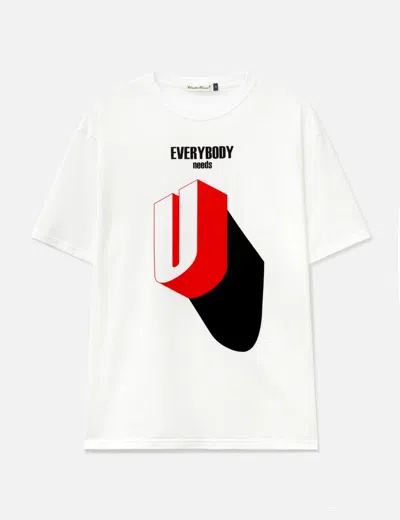 Undercover Everybody Needs U Short Sleeves T-shirt In White