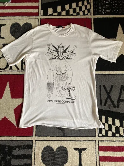 Pre-owned Undercover Exqusite Corpse 2 Madsaki White Tee