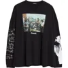 Undercover Graphic-print Long-sleeve T-shirt In Blue