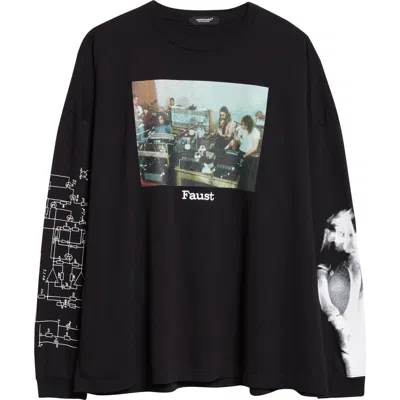 Undercover Faust Logo Sleeve Graphic T-shirt In Blue