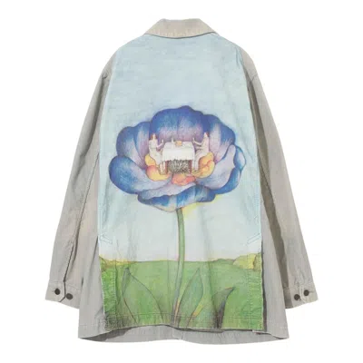 Undercover Faust Long Denim Shirt In Multi