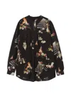 Undercover Emma Long Sleeve Printed Pullover In Black
