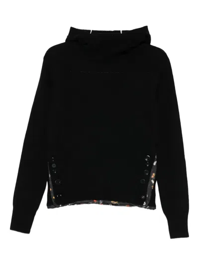 Undercover Floral-trim Jumper In Multi