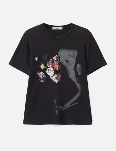 Undercover Flower Head T-shirt In Black