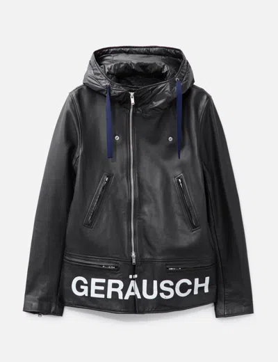 Undercover Gerausch Leather Jacket