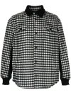 UNDERCOVER GINGHAM-CHECK FLANNEL SHIRT JACKET