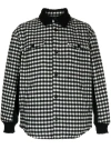 Undercover Gingham-check Flannel Shirt Jacket