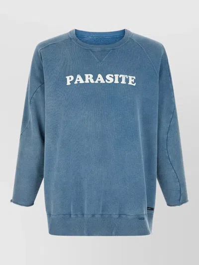 Undercover Graphic Crew Neck Sweatshirt Raglan Sleeves In Animal Print