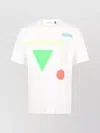 Undercover Cluster Geometric-print Cotton T-shirt In White