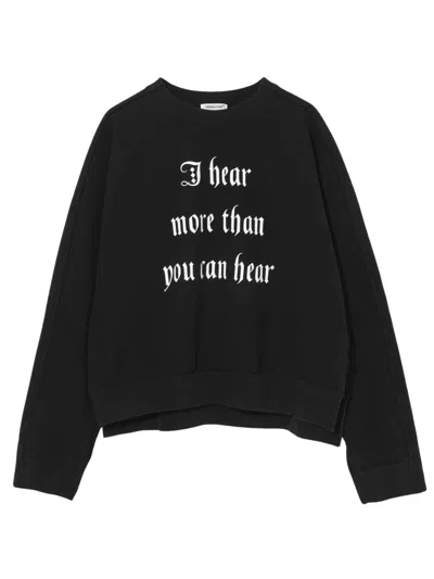 Undercover Graphic Crewneck Sweatshirt In Black