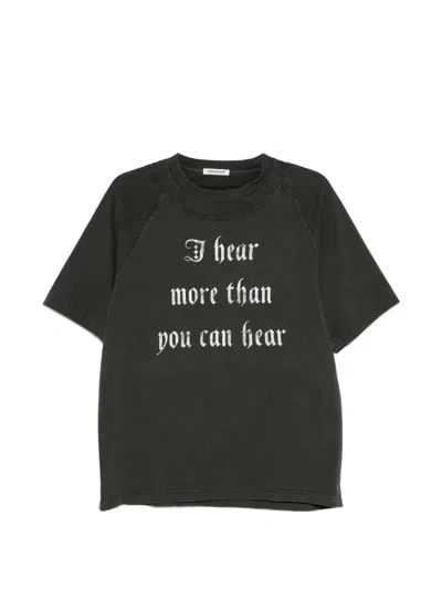 Undercover Graphic-lettering T-shirt In Animal Print