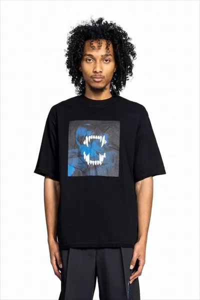 Undercover Graphic Print Black Short-sleeve T-shirt With Relaxed Fit