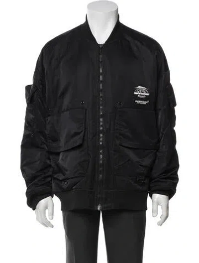 Pre-owned Undercover Graphic Print Bomber Jacket In Black
