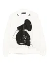 Undercover Graphic-print Bomber Jacket In White