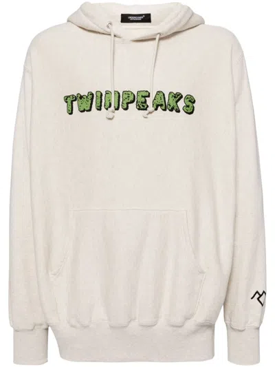 Undercover Graphic-print Cotton Hoddie In Ivory