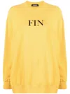 Undercover Graphic-print Cotton Sweatshirt In Gelb