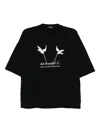 Undercover Graphic-print Cotton T-shirt In Black