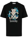 Undercover T-shirt Mit Grafischem Print In Black