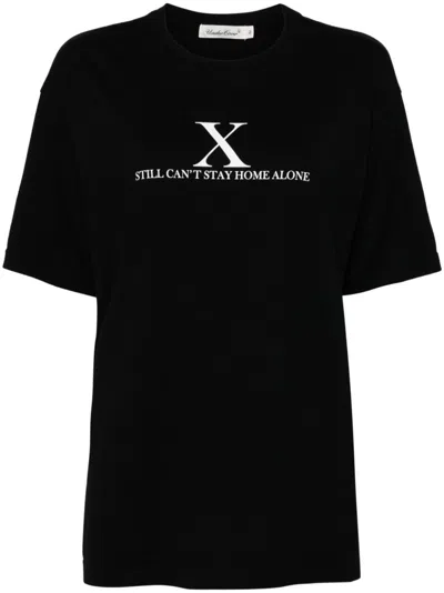 Undercover Graphic-print Cotton T-shirt In Black