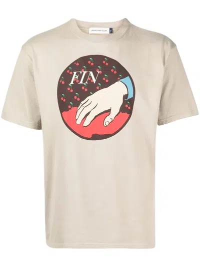 Undercover Graphic-print Cotton T-shirt In Brown