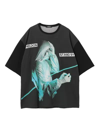 Undercover T-shirt Mit Grafischem Print In Gray