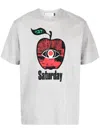 Undercover Graphic-print Cotton T-shirt In Grey