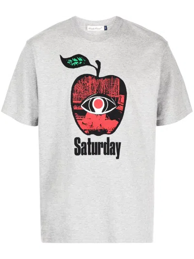 Undercover Graphic-print Cotton T-shirt In Grey