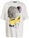 Undercover T-shirt Mit Grafischem Print In Grey