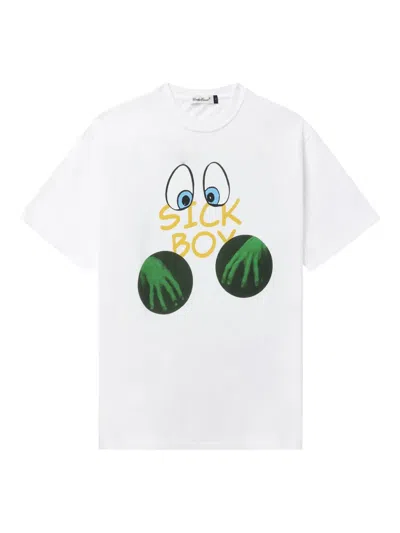 Undercover Graphic-print Cotton T-shirt In White