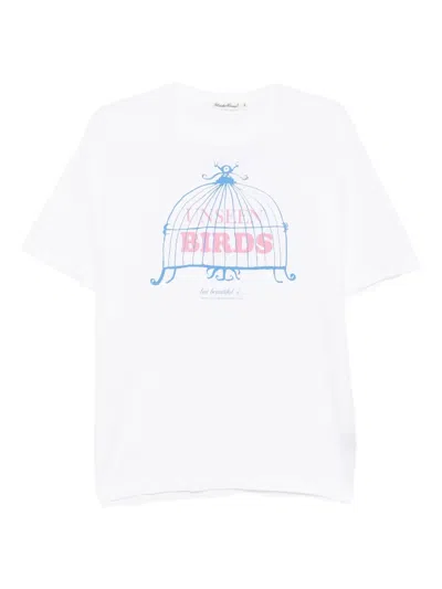Undercover Graphic-print Cotton T-shirt In White